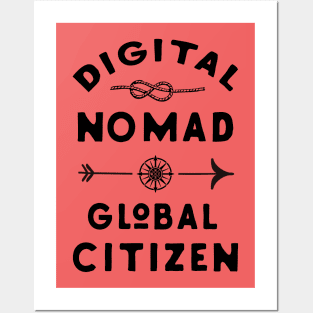 Digital nomad global citizen Posters and Art